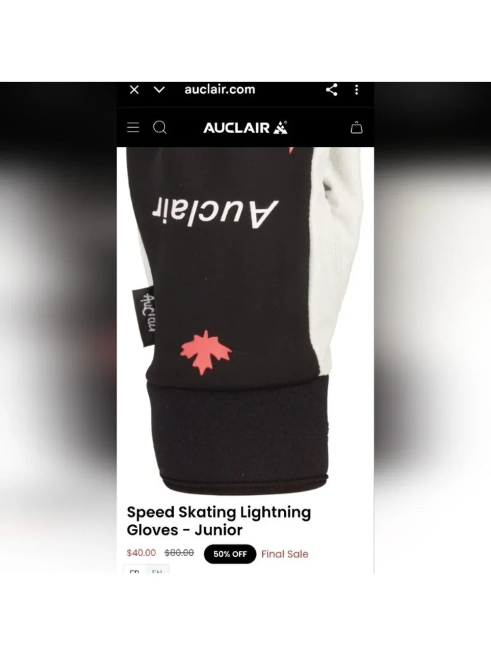 Auclair unior short
